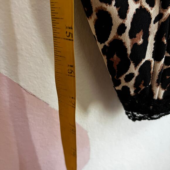 Wet Seal Leopard Bustier Corset Top, Edgy Punk Clubwear Y2K Gothic Medium - Picture 4 of 5